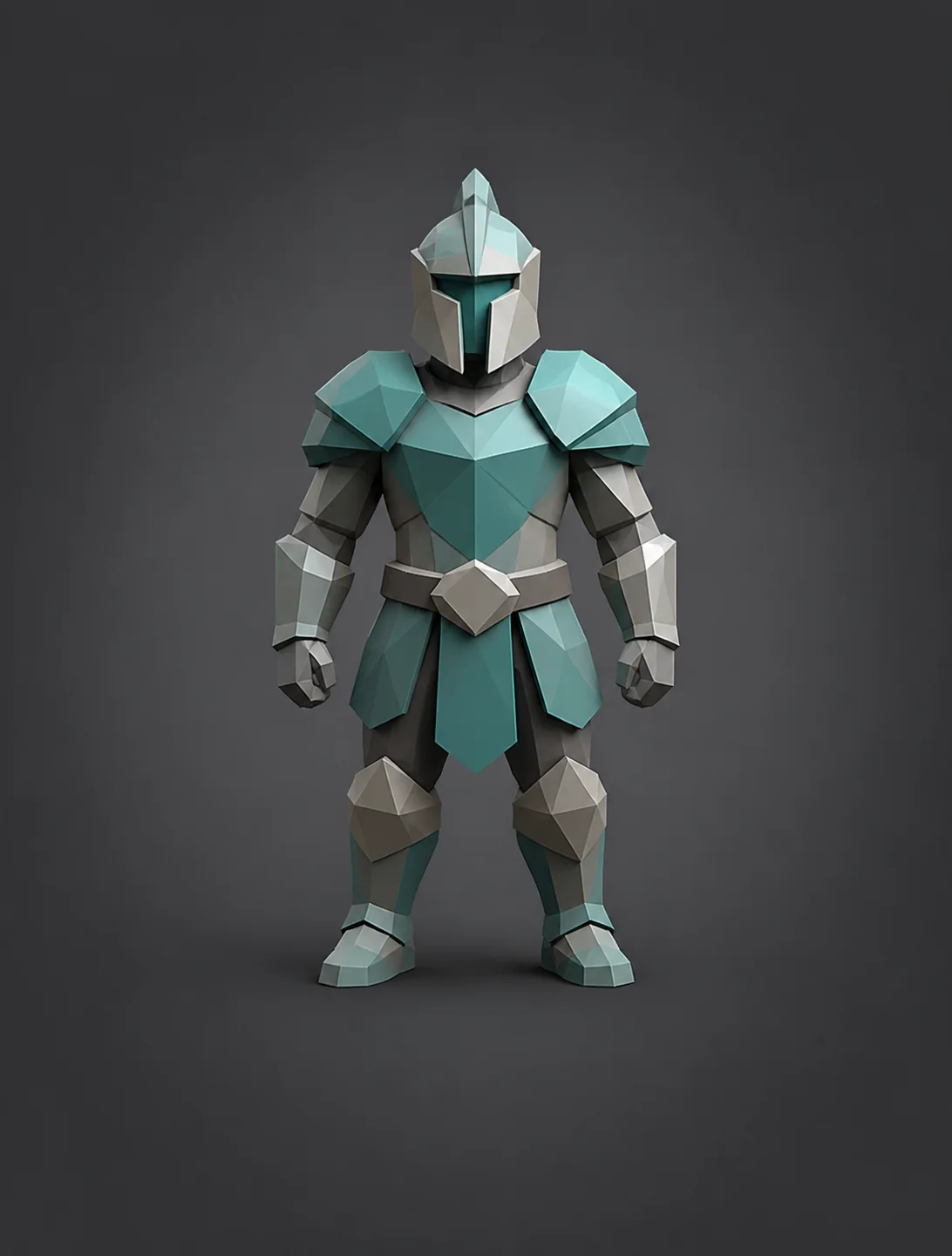 Ejemplo de estilo artístico 3D low poly